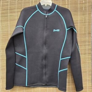 NEW GoldFin Wetsuit 2mm Jacket Long Sleeve Neoprene Tops 4 XL